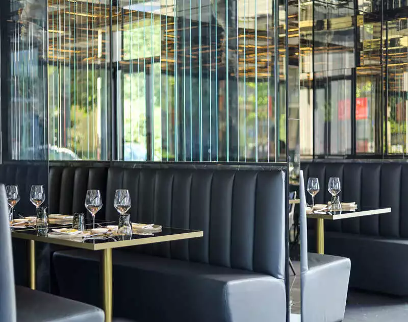 Sala del ristorante Mori Parma